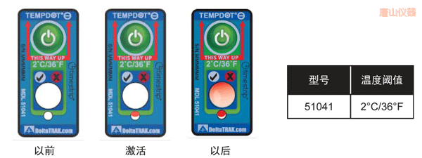 唐山溫度指示標(biāo)簽 累計下降溫度的標(biāo)簽